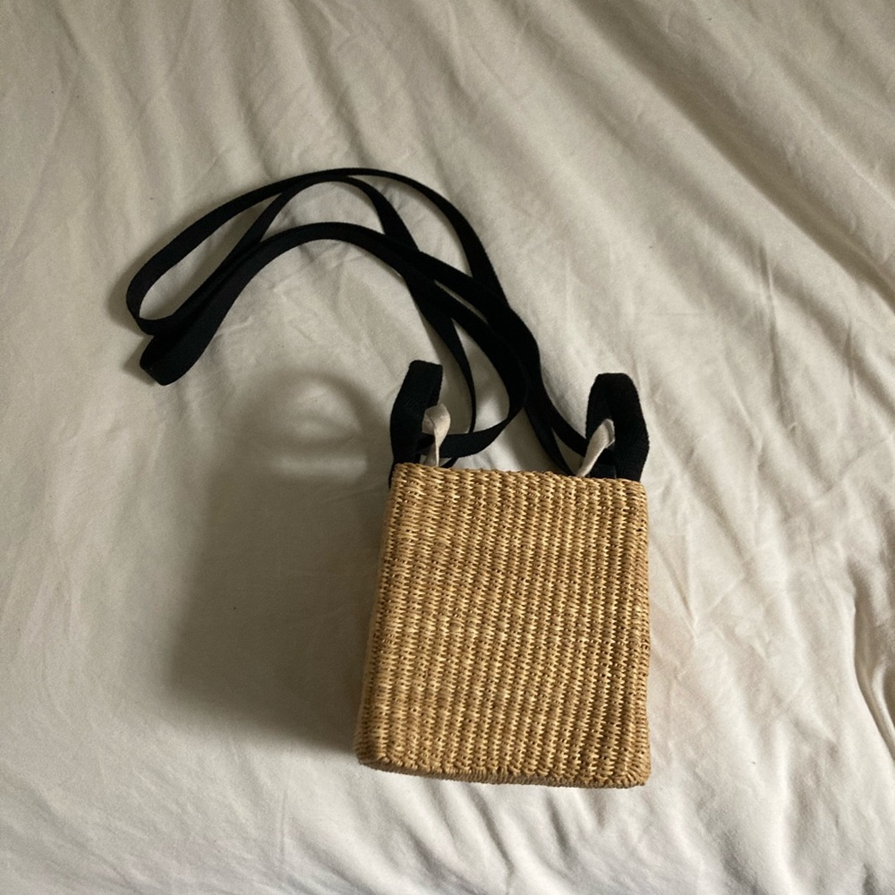 Muun Rita Woven Grass Box Bag